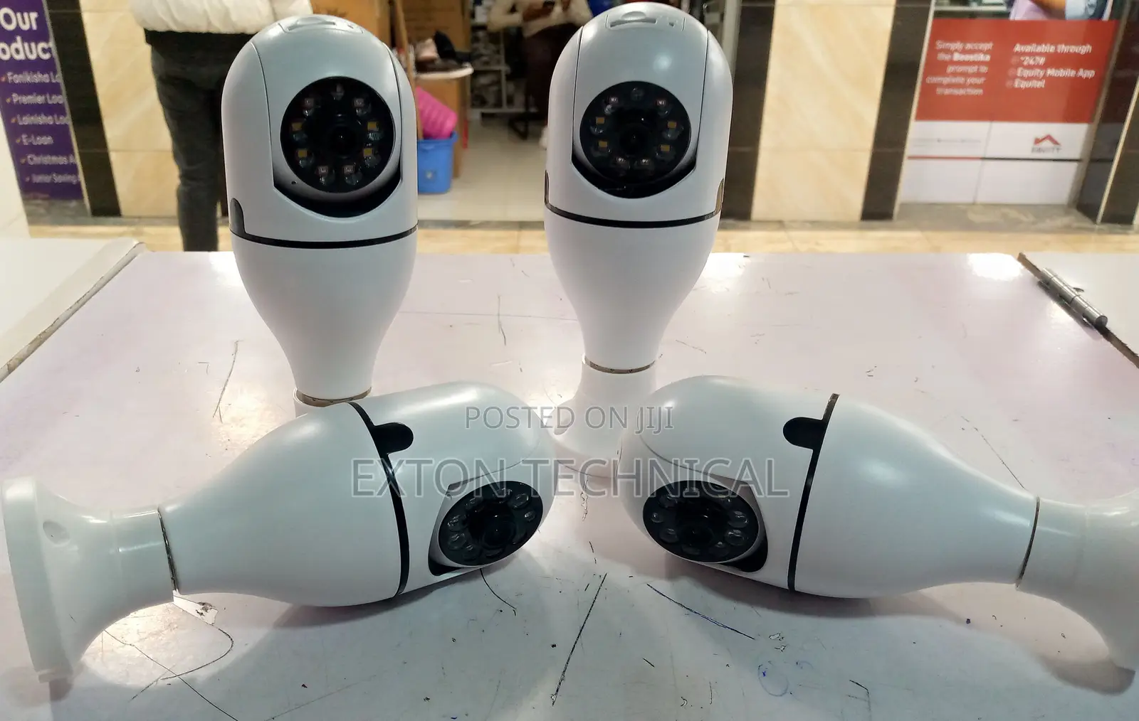 V380 Bulb Wifi 1080p Resolution Security Camera 360 Degree