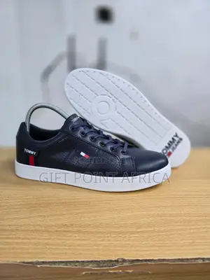 Navy Blue Tommy Hilfiger Smart Casual Sneakers for Men