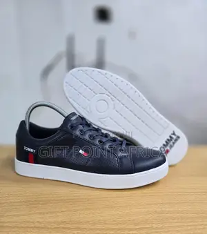 Navy Blue Tommy Hilfiger Smart Casual Sneakers for Men