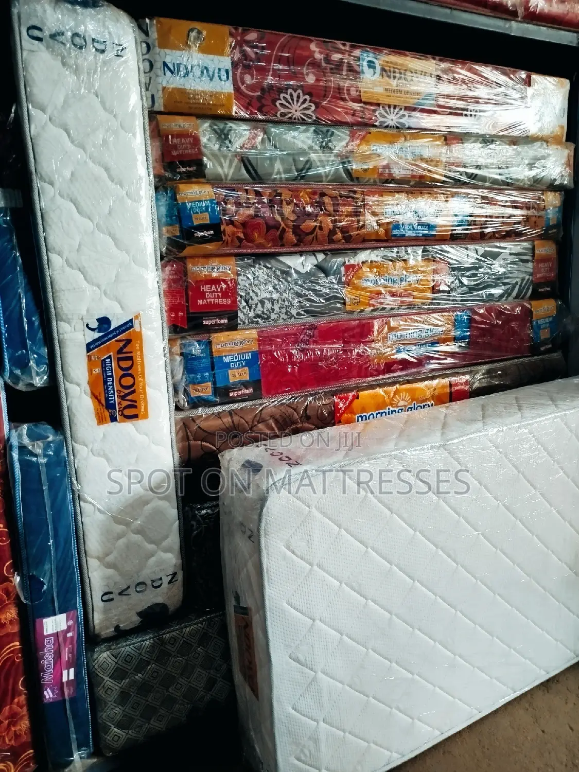 Pure White! 5by6 10inch HD Quilted Mattresses.