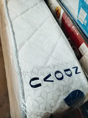 Pure White! 5by6 10inch Heavy Duty Quilted Mattresses.
