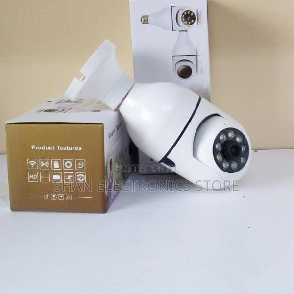 PTZ Bulb Shape Wifi Camera Pan/Tilt 360 Degree Full Hd 1080