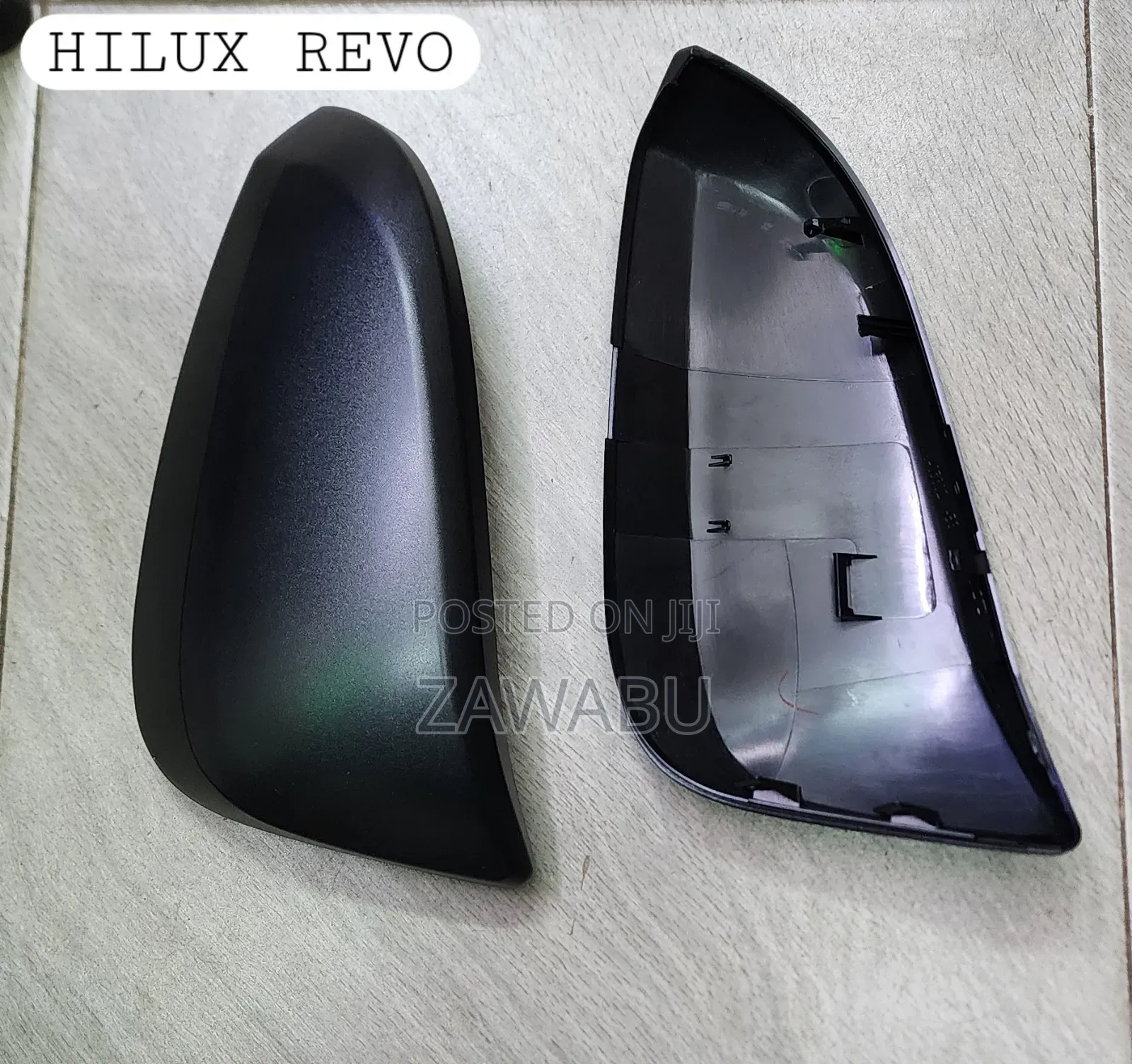 Mirror Cover Hilux Revo Black (Replacement)