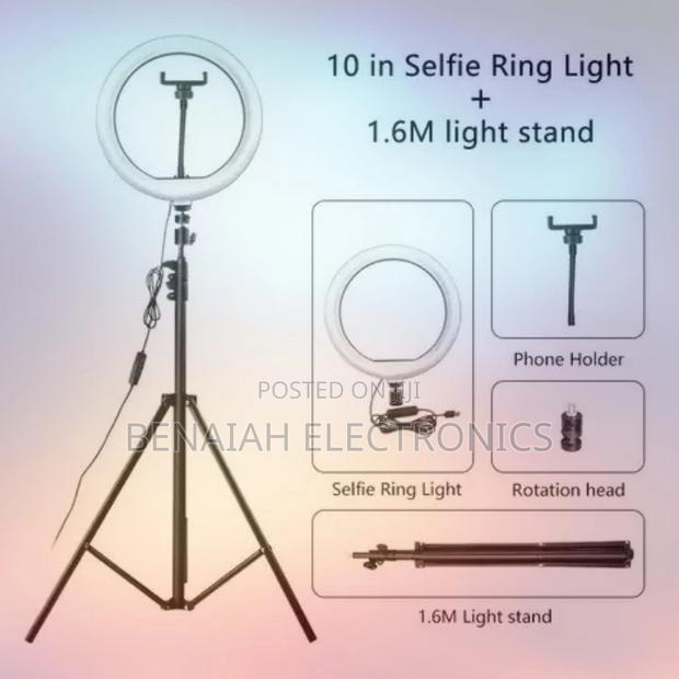 10 Inches Ringlight,1.6 MTRS Ringlight, Rotation Head. - main view