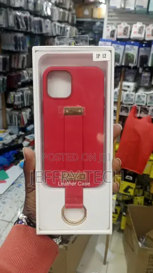 iPhone 12/12 Pro With Back Magnetic Grip, Strap, Stand, Blac