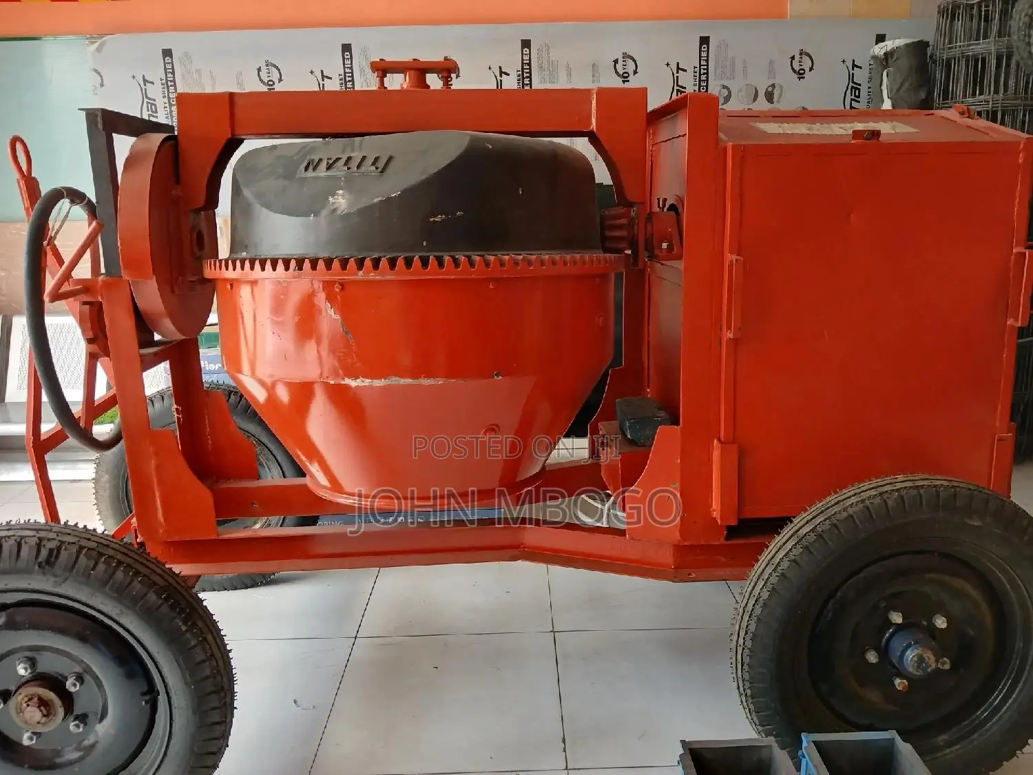 Heavy Duty Concrete Mixer . 500l