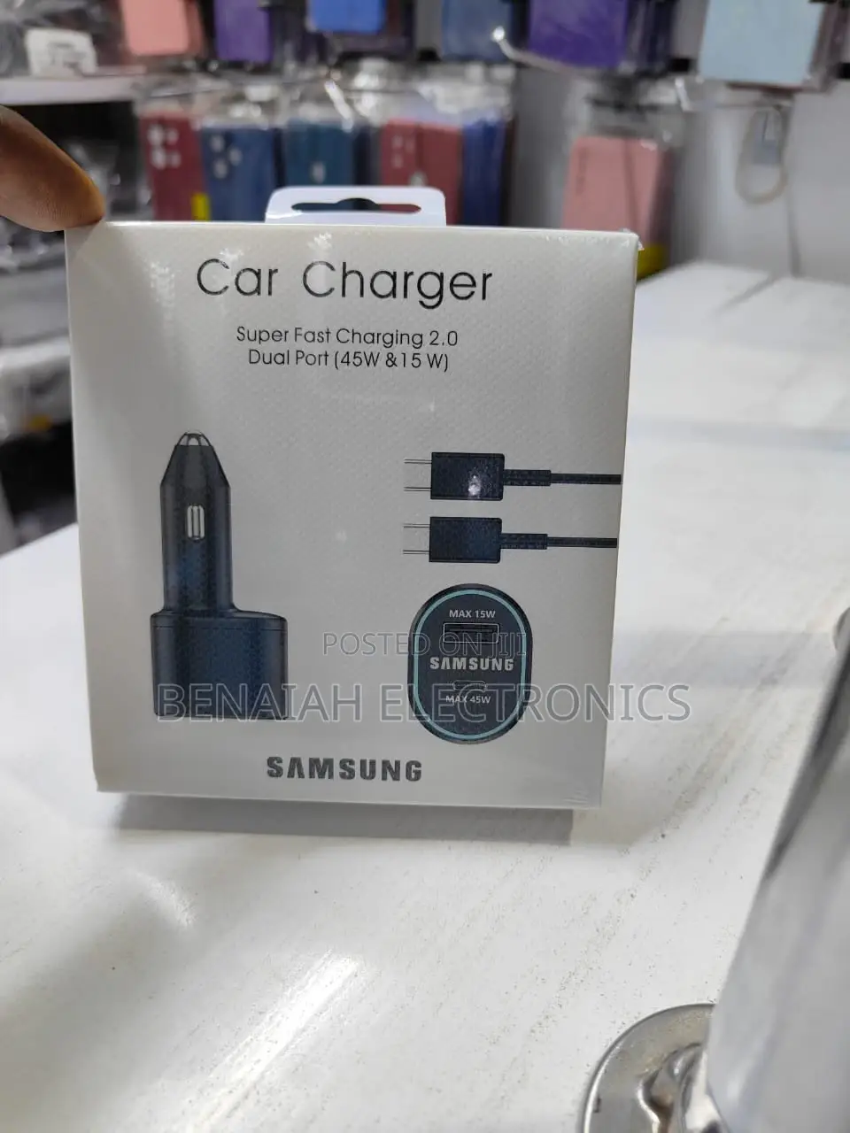 Car Charger.Super Fast Charging (45watts)