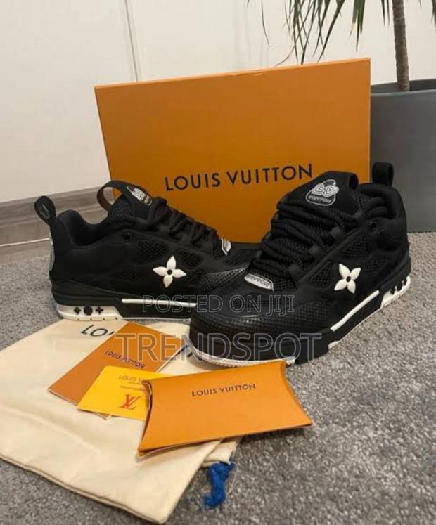 LV Sneakers Black White - main view