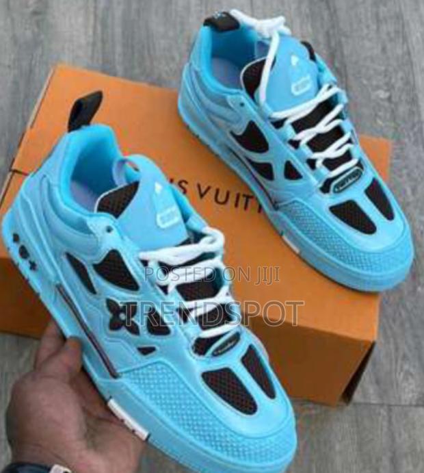LV Sneakers Blue White - thumbnail 3