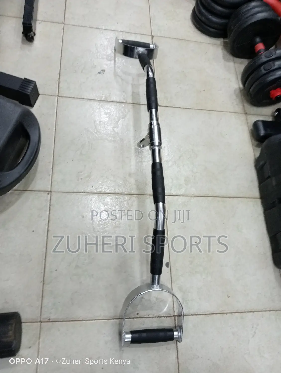 D-Handle Curved Lat Pulldown Bar
