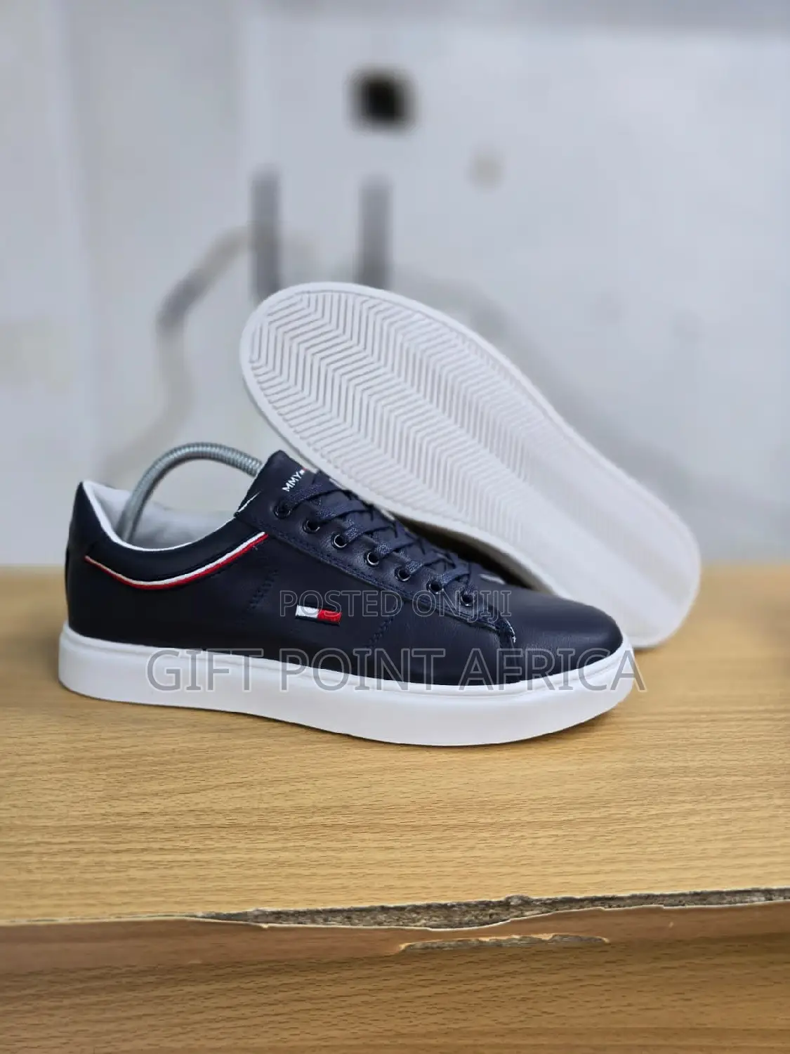 Navy Blue Tommy Hilfiger Smart Casual Sneakers