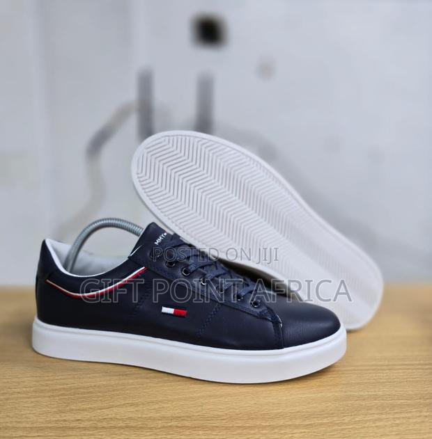Navy Blue Tommy Hilfiger Smart Casual Sneakers - thumbnail 5