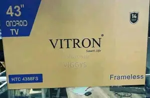 Quality Vitron 43 Inches Smart Android Frameless