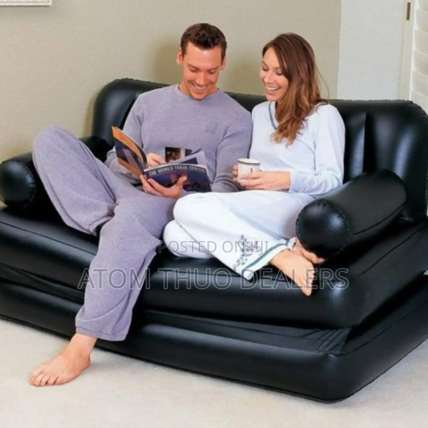 2seater Bestway Inflatable Pullout Sofa With Electric Pump*