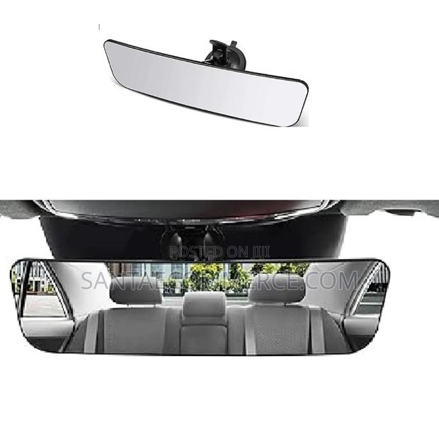 Wide Suction Cup Rearview Mirror Interior Convex Mirror - main view