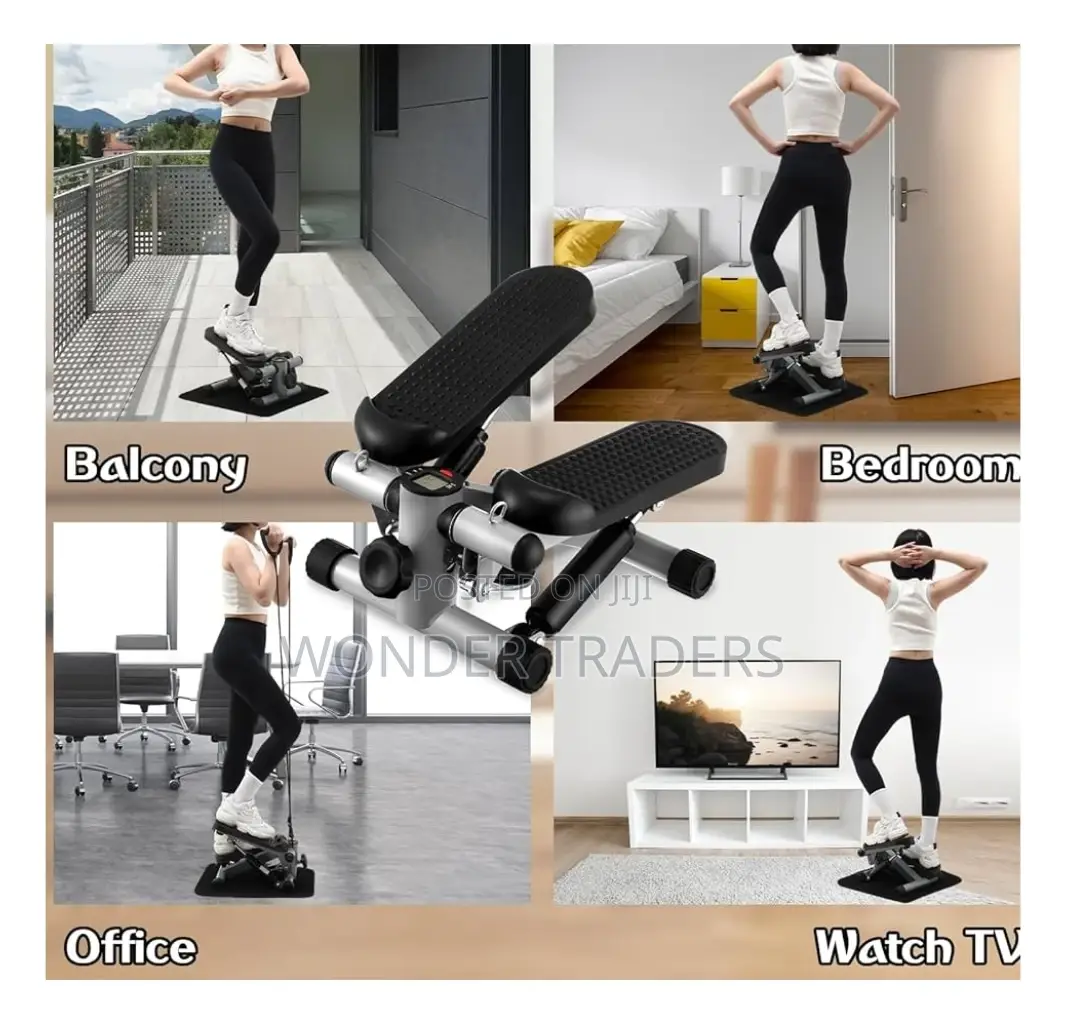 *Mini Stepper With Resistance Bands I Stepping Machine*