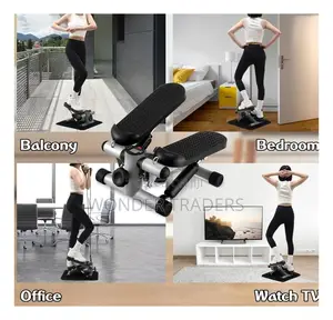 *Mini Stepper With Resistance Bands I Stepping Machine*