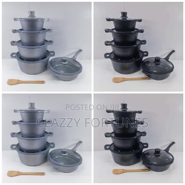 _Bosch 11pc Cookware With Silicone Lid Covers.Germany Make