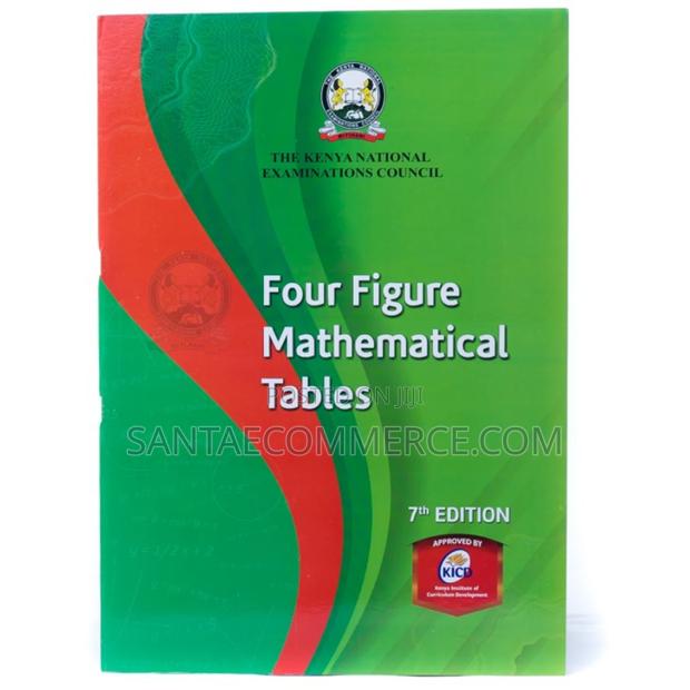 KNEC Four-Figure Maths Table 7th Edition - main view