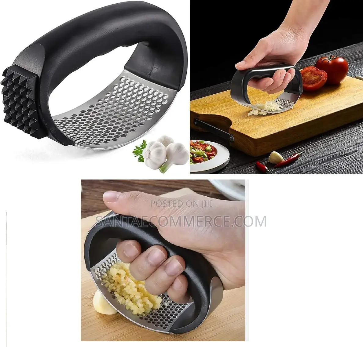 Stainless Steel Ginger Garlic Crusher Squeezer