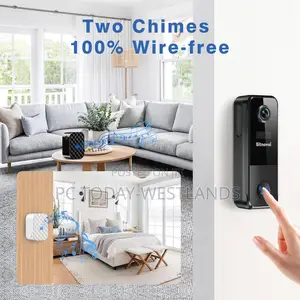 Smart Wireless Video Doorbell Camera- 2 Chimes Included 4mp