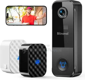 Smart Wireless Video Doorbell Camera- 2 Chimes Included 4mp