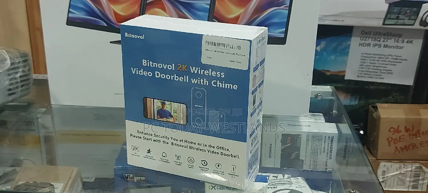Smart Wireless Video Doorbell Camera- 2 Chimes Included 4mp