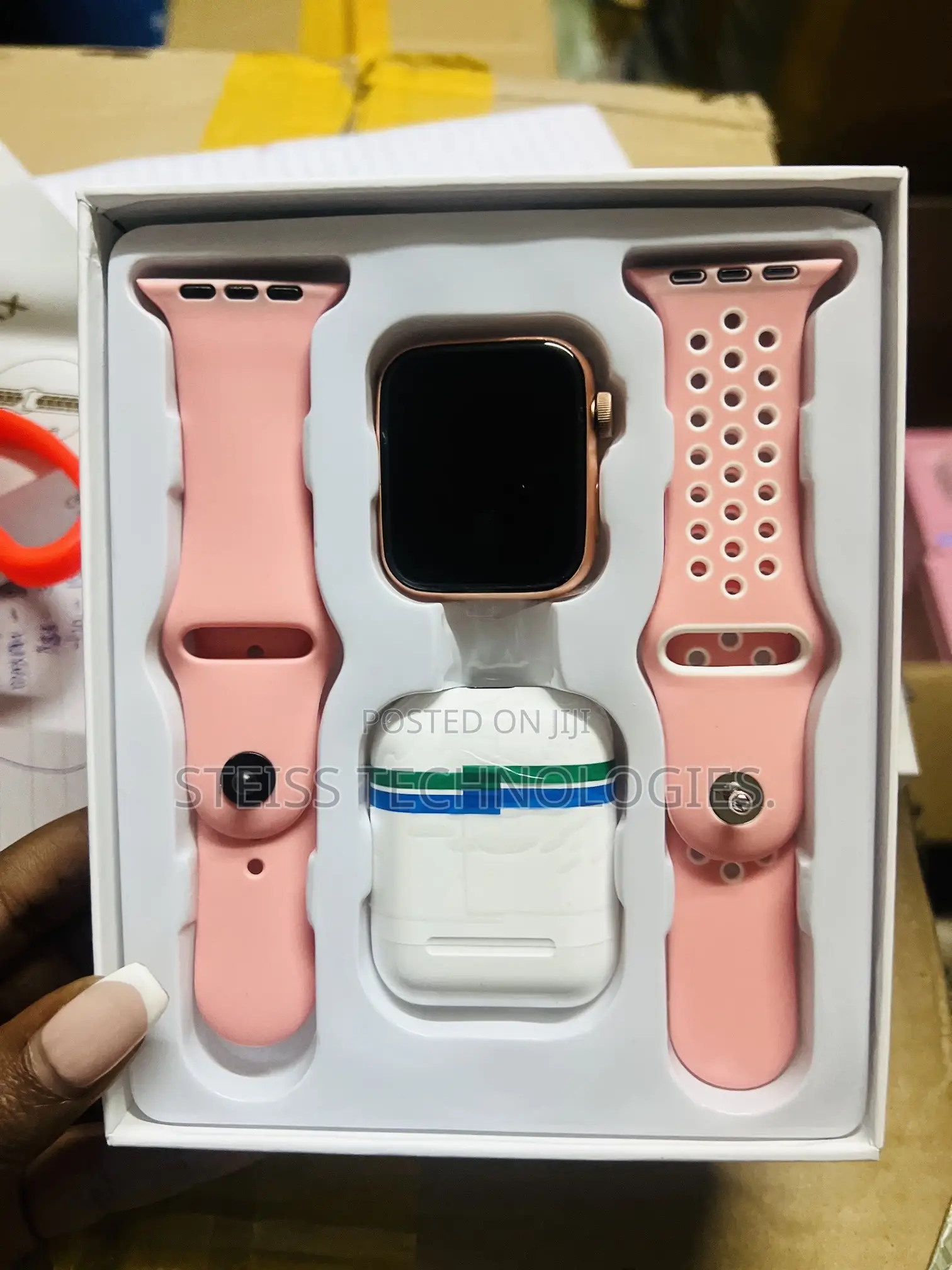 W26 Promax Pink Smartwatch.