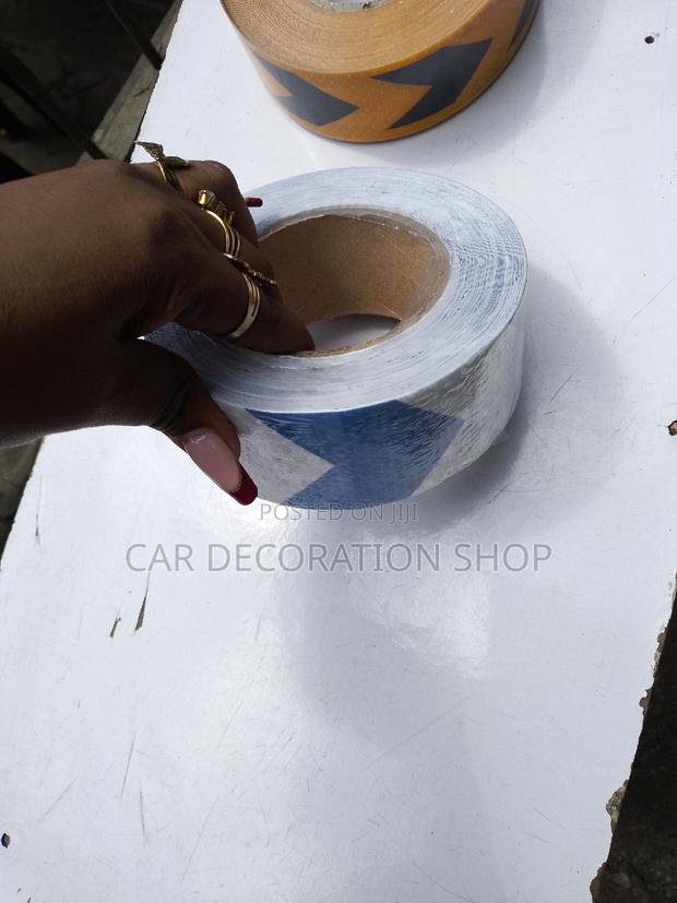 Brand New Emergency Reflective Tape Blue White