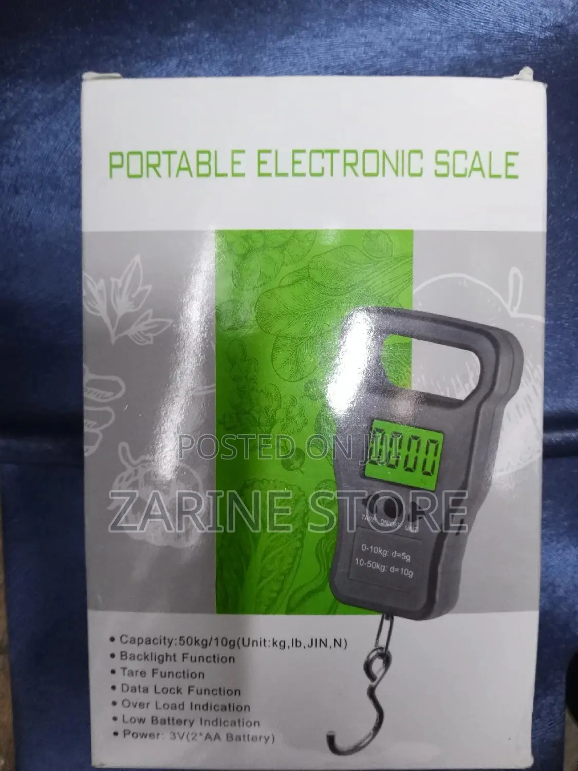 Rechargeable Portable Electronic Scale Upto 50kgs