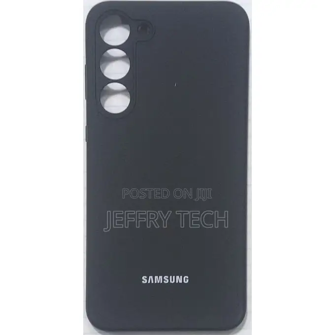 Samsung Galaxy S23 Silicone Back Case-Black