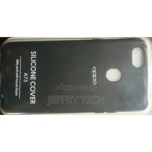 Oppo A73 Silicon Back Case - Black