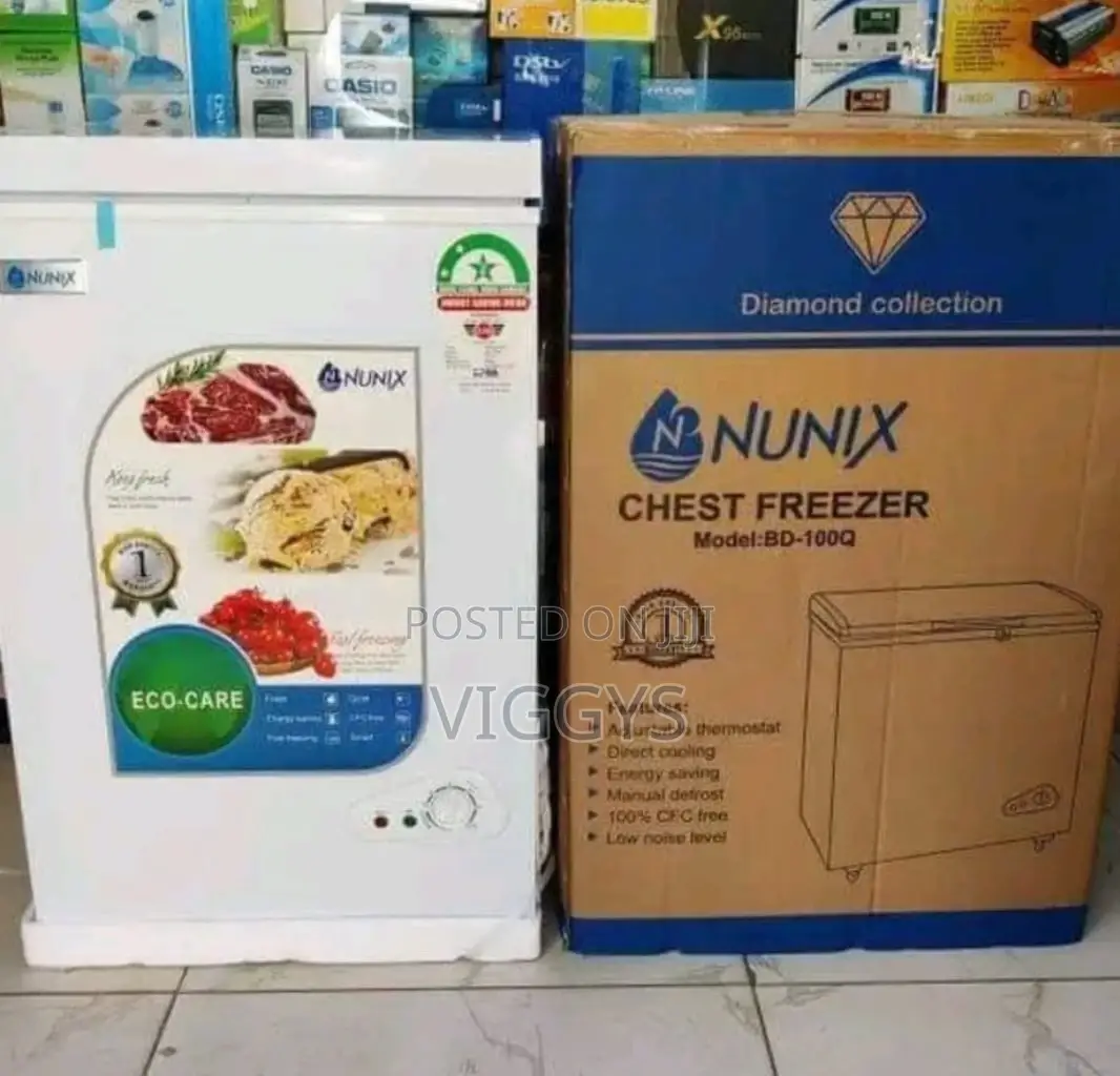Good Quality Nunix 100 Litres Deep Freezer