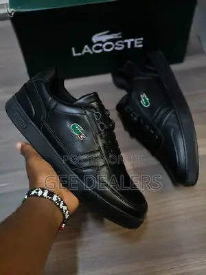 Black Lacoste Casual Shoes Size 40-45