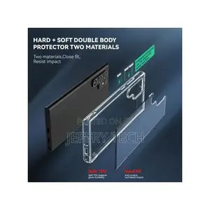 Samsung Galaxy S22 Ultra 5G Case Crystal Clear Hard PC TPU