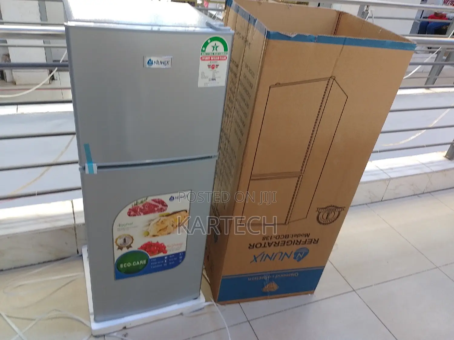 Nunix 138 Litres Double Door BCD-138 Refrigerator