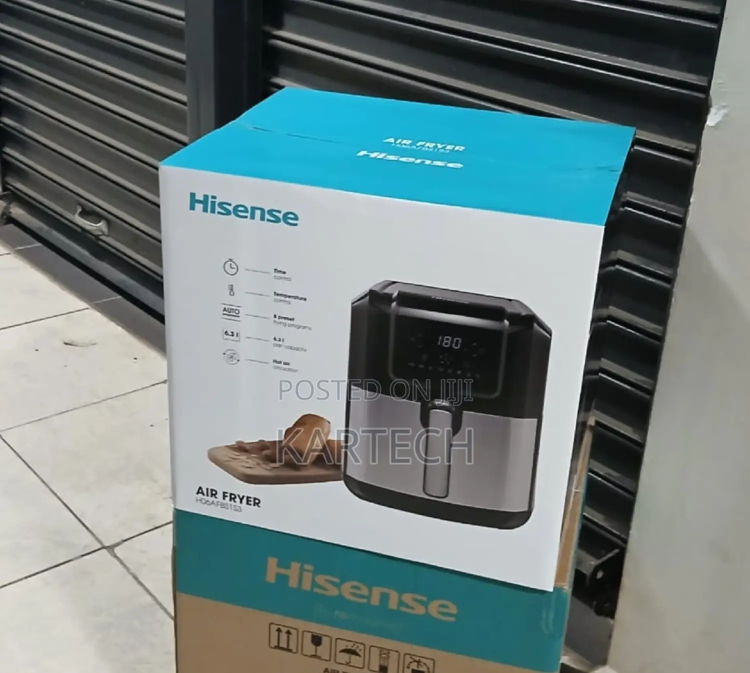 Hisense H06AFBS1S3 Single Air Fryer -6 Litres 1700W
