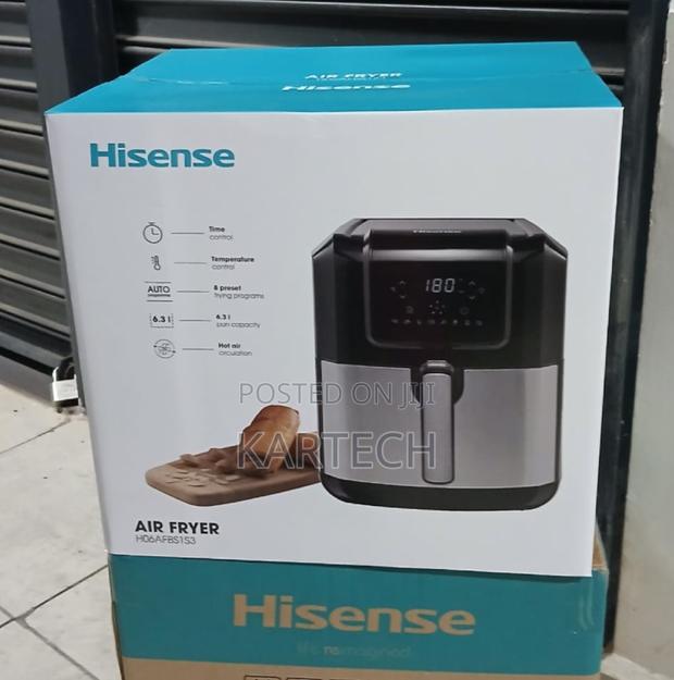 Hisense 6.3ltrs H06AFBS1S3 Single Basket Air Fryer
