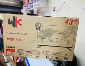 WK 43inches Frameless Smart Tv With Bluetooth 1080full HD
