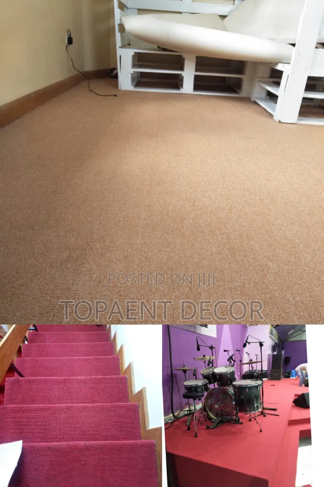 Staircase, Office and Altar Delta Wall to Wall Carpets