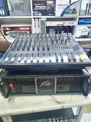 Public Address Peavey Cs6000 Amplifier+8 Channel Sound Craft