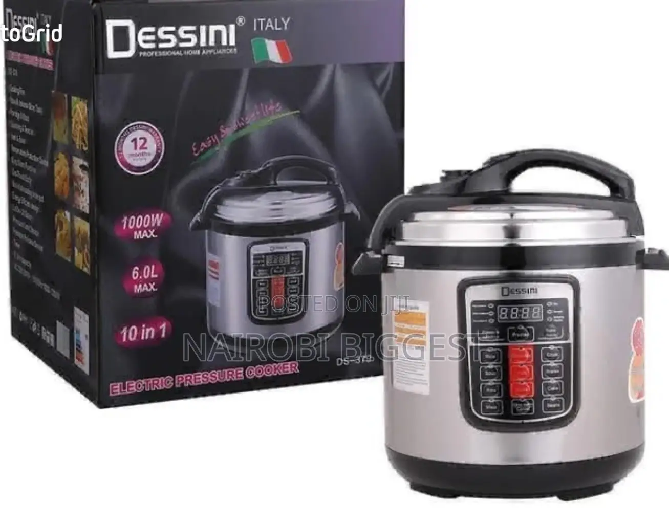 Dessini 6litres Electric Pressure Cooker