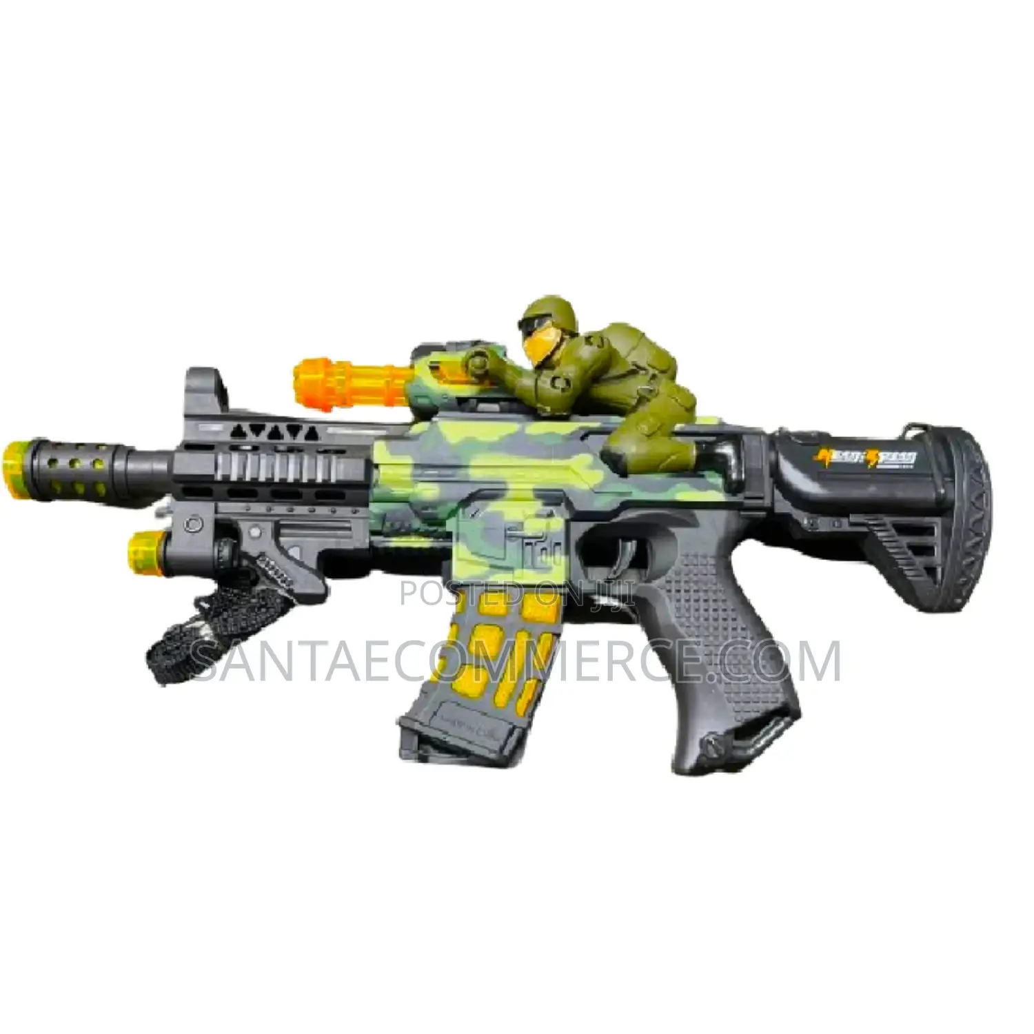 Combat Toy Machine Rifle With Military Sound