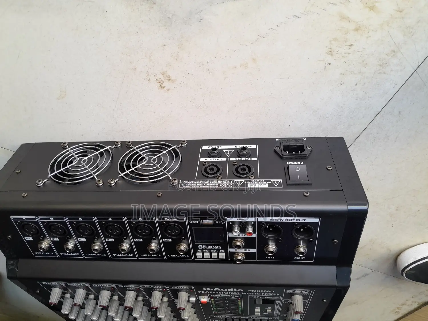 Powered Mixer Professional D-Audio 6 Channel Bluetooth