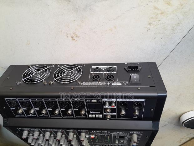 Powered Mixer Professional D-Audio 6 Channel Bluetooth - thumbnail 3