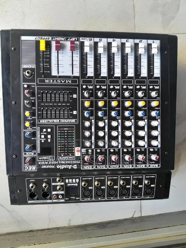 Powered Mixer Professional D-Audio 6 Channel Bluetooth - thumbnail 2