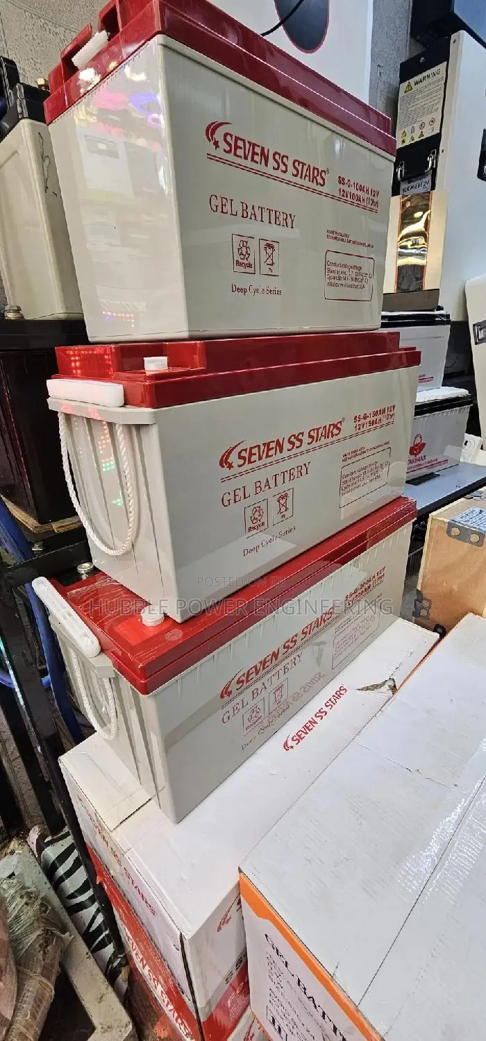 100ah 150ah 200ah Gel Battery Seven Ss Stars