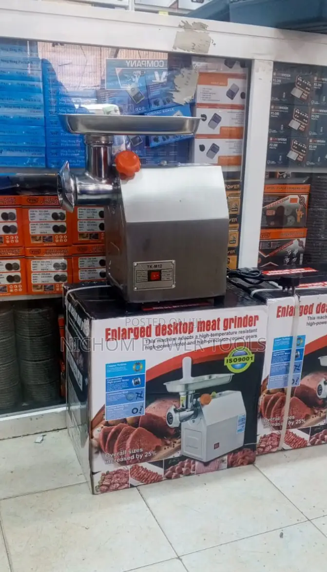 M12 Meat Mincer With Sausage Filler Attachment