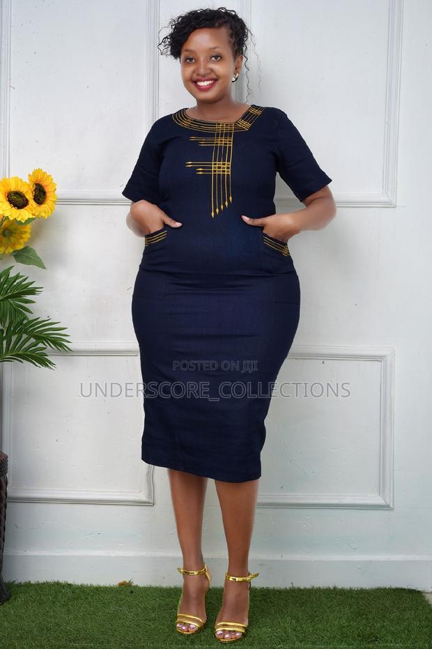 Ladies African Print Fitting Dresses - thumbnail 2