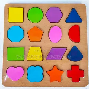 Wooden Cognitive Board Shape Puzzle